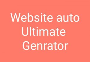 Website Auto Ultimate Generator 8.2 Crack + Keygen Free Download 2022