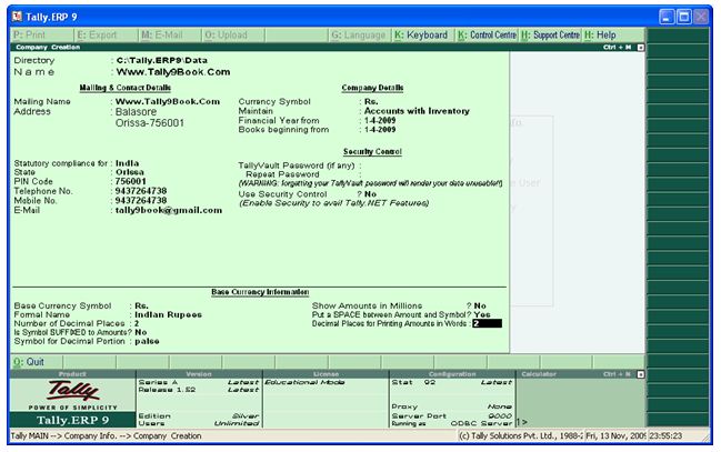 Tally ERP 9 6.7 Crack With License Key Full Free Download 2023